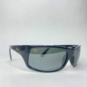 Maui Jim Sunglasses Mens 202-02 PEAHI Black Polarized MJ202 65-19 3345c